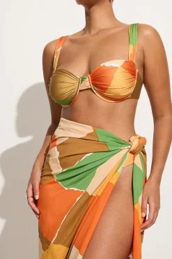 Playa Scarf Costa Smeralda Print - Final Sale