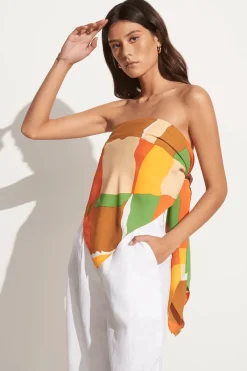 Playa Scarf Costa Smeralda Print - Final Sale