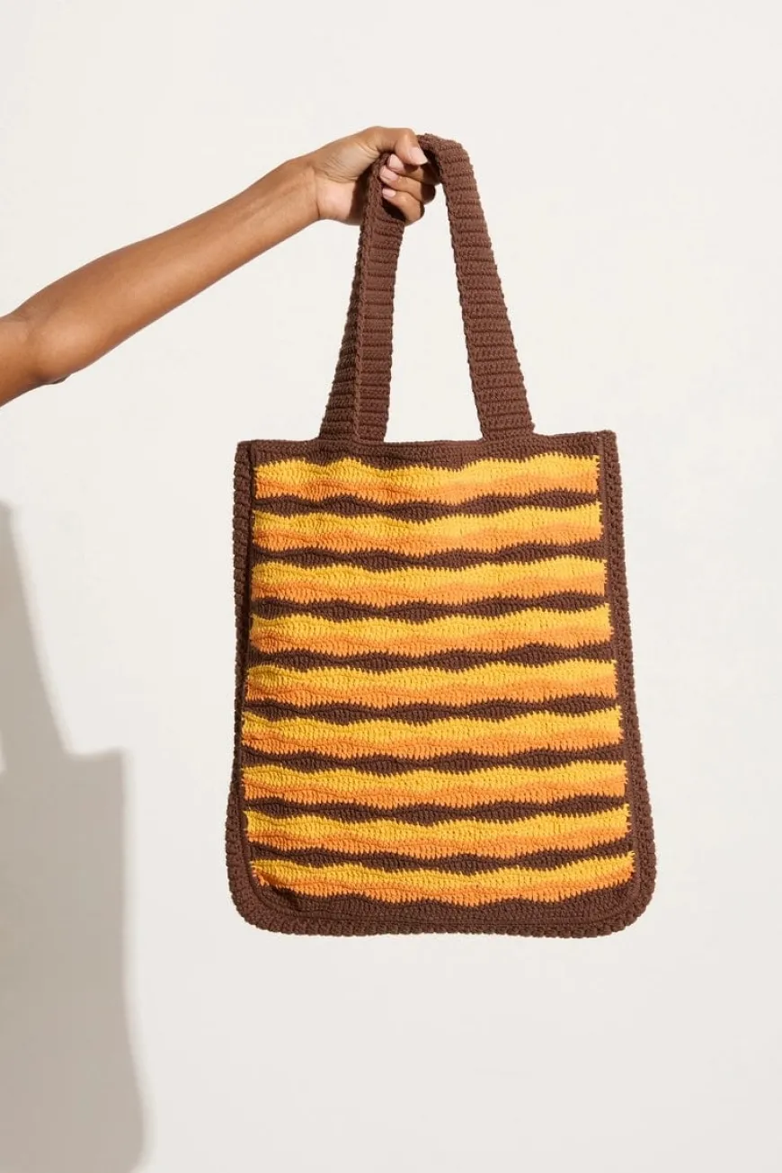 Pula Crochet Tote Bag Orange (Exclusive) - Final Sale