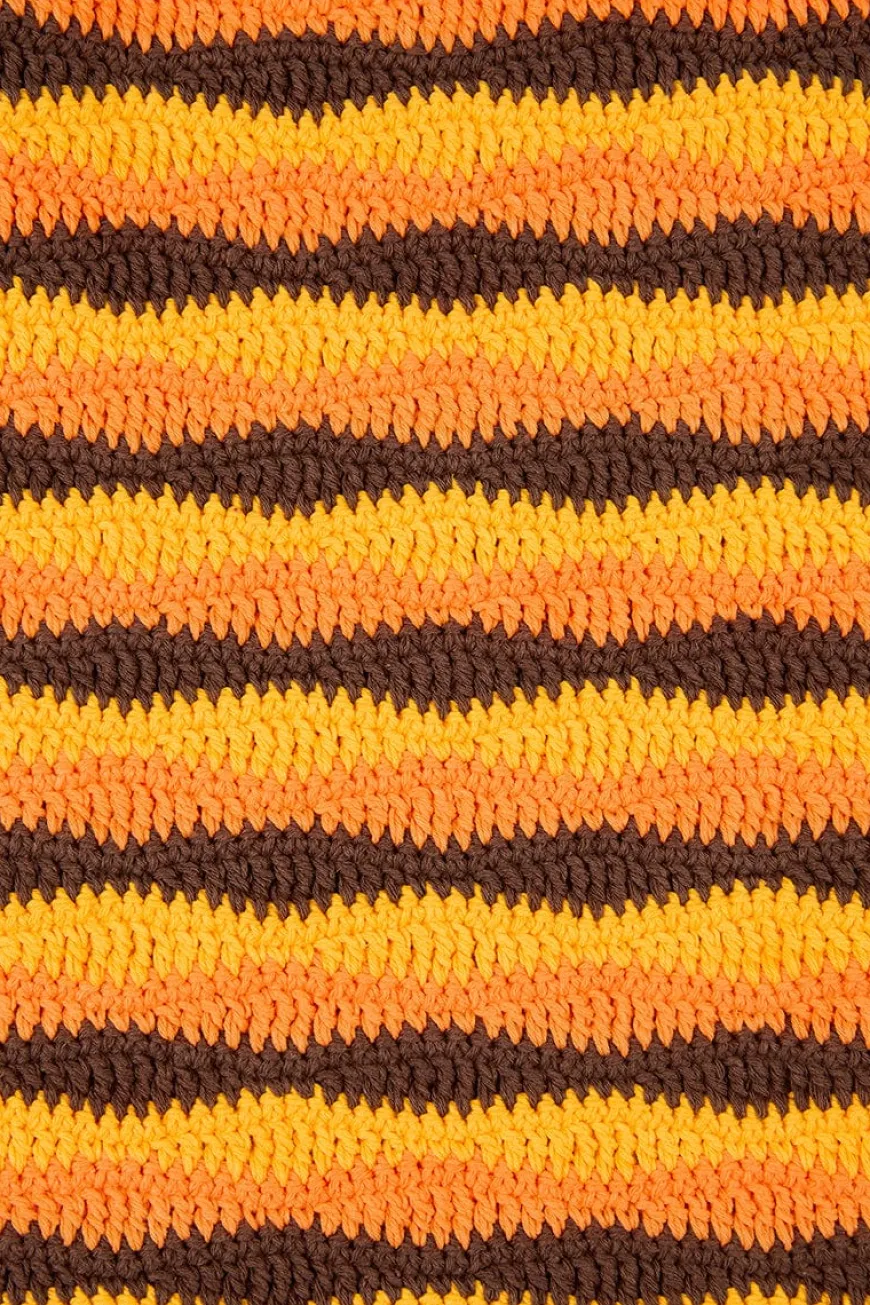 Pula Crochet Tote Bag Orange (Exclusive) - Final Sale
