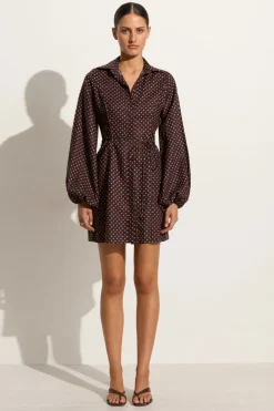 Rae Mini Dress Ludovica Polka Dot - Final Sale