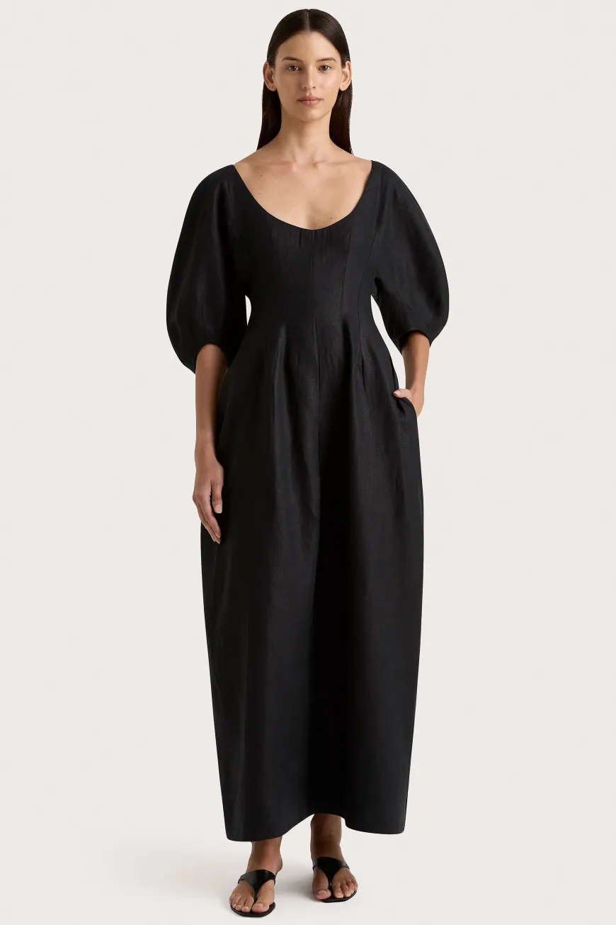 Raynara Maxi Dress Black