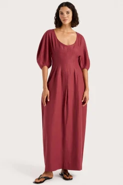 Raynara Maxi Dress Wine