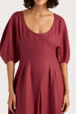 Raynara Maxi Dress Wine