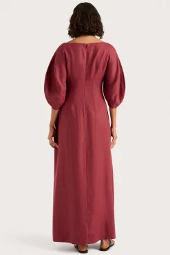 Raynara Maxi Dress Wine