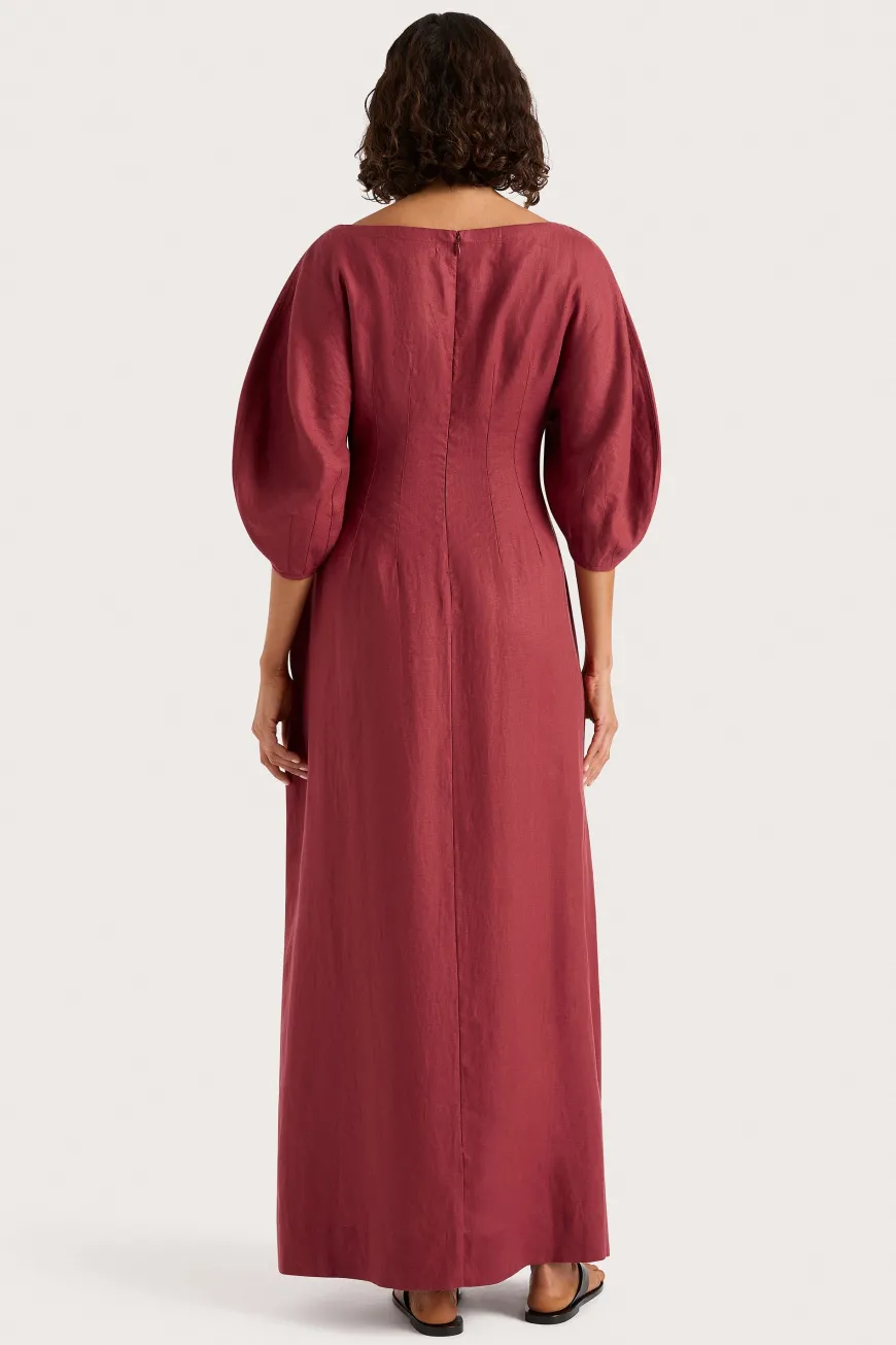 Raynara Maxi Dress Wine