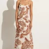 Regina Midi Dress Alessia Paisley