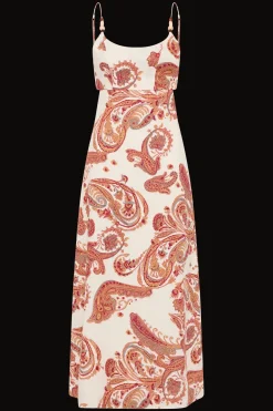 Regina Midi Dress Alessia Paisley