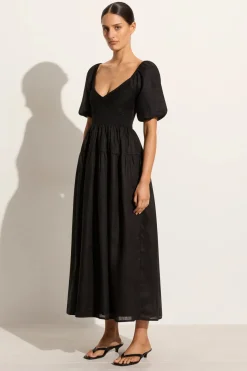 Rosarico Midi Dress Black - Final Sale