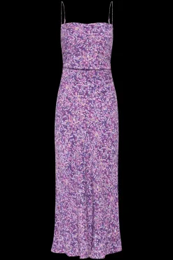 Rosas Midi Dress Meander Micro Purple