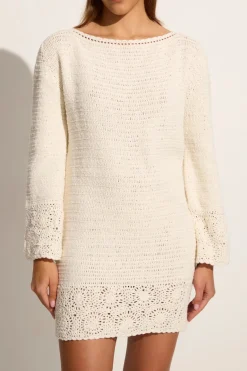 Ruia Handmade Crochet Dress Off White