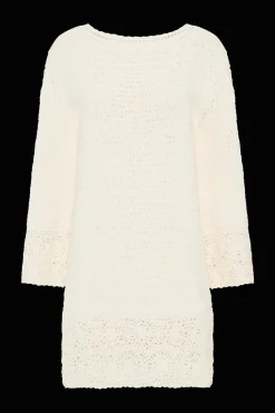 Ruia Handmade Crochet Dress Off White