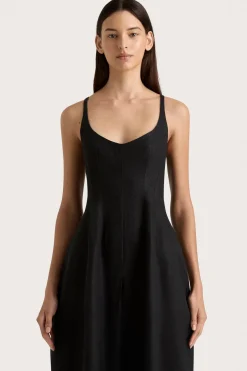 Sanne Midi Dress Black