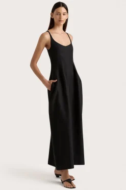 Sanne Midi Dress Black