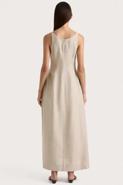 Sanne Midi Dress Oatmeal