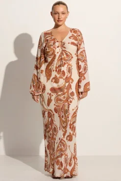 Santos Maxi Dress Alessia Paisley - Final Sale