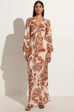 Santos Maxi Dress Alessia Paisley - Final Sale