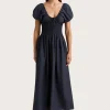 Seine Midi Dress Midnight