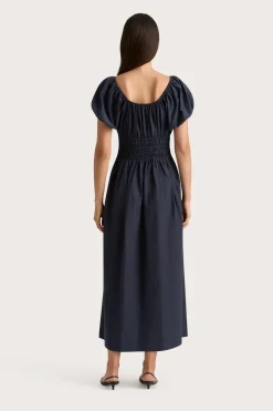 Seine Midi Dress Midnight