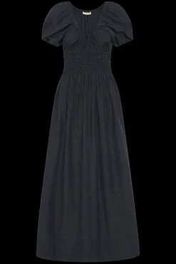Seine Midi Dress Midnight