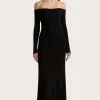 Selene Knit Maxi Dress Black