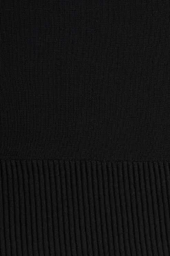 Selene Knit Maxi Dress Black