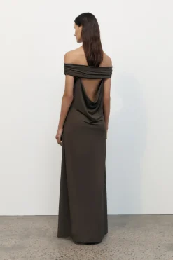 Sofie Maxi Dress Chocolate Brown