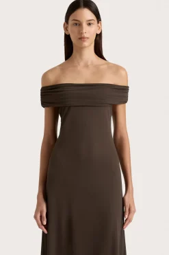 Sofie Maxi Dress Chocolate Brown