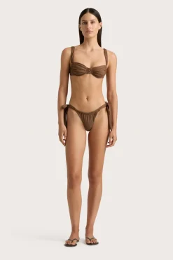 Sol Bikini Top Cocoa