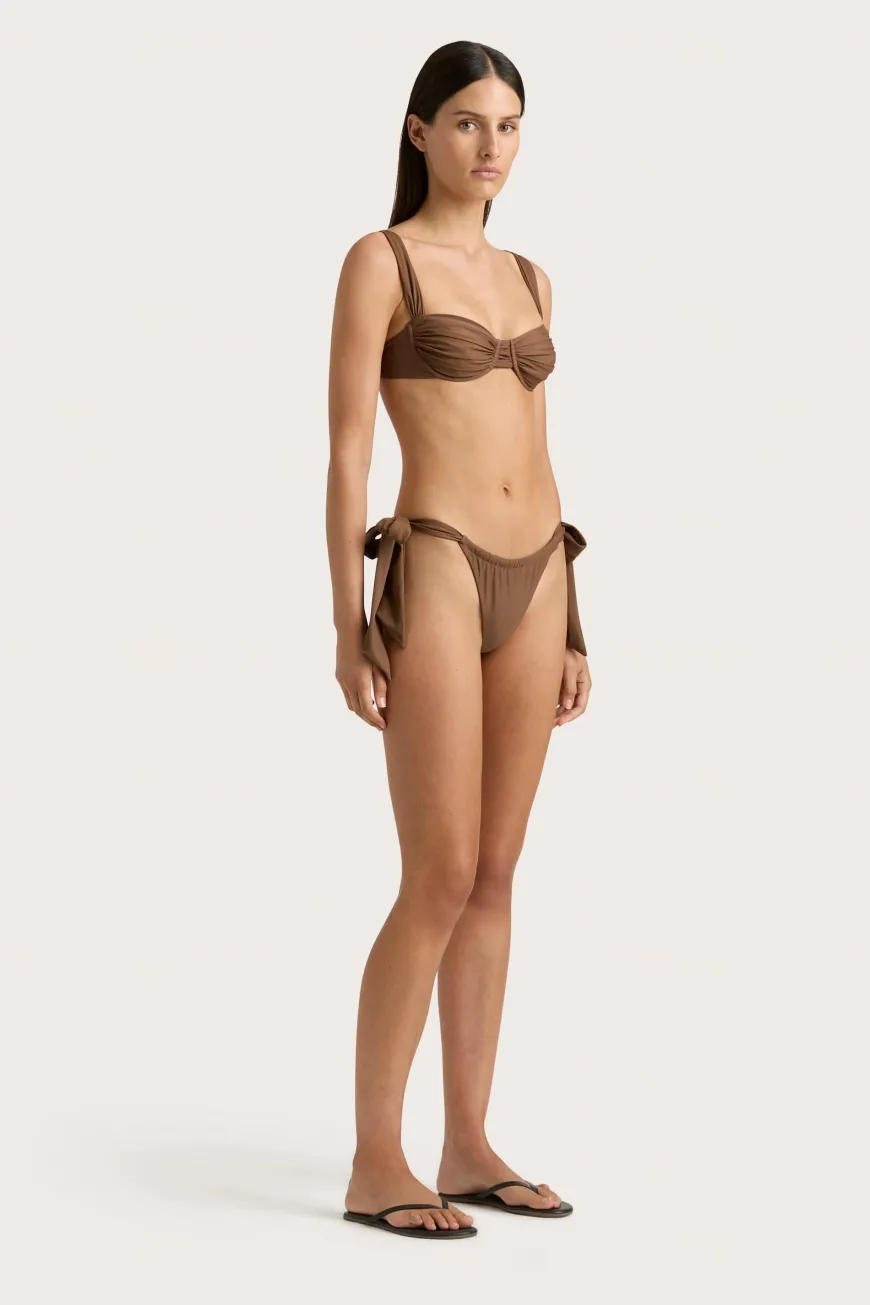Sol Bikini Top Cocoa