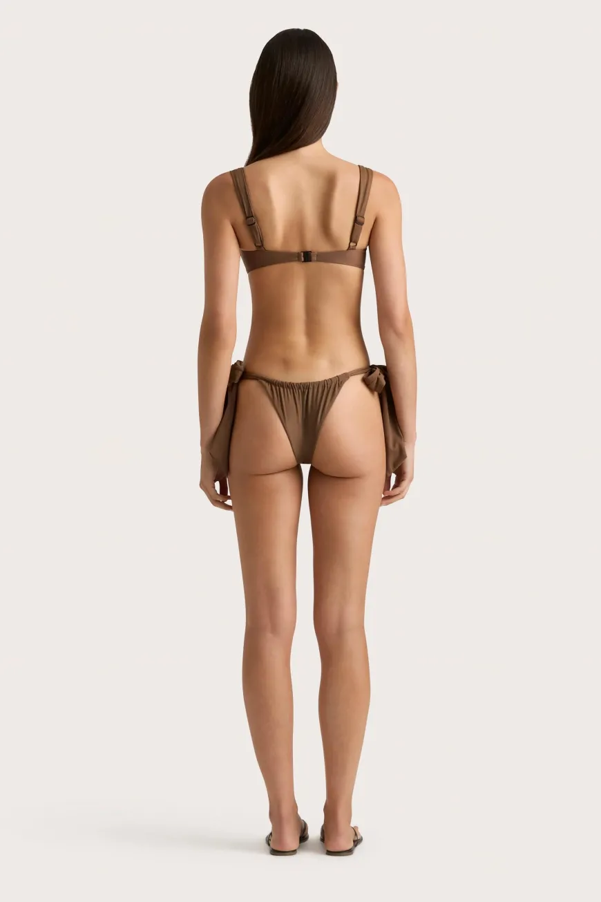Sol Bikini Top Cocoa