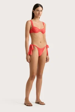 Sol Bikini Top Vermillion