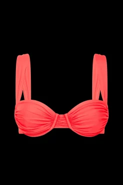 Sol Bikini Top Vermillion