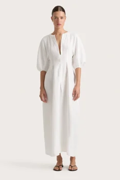 Soleil Maxi Dress White