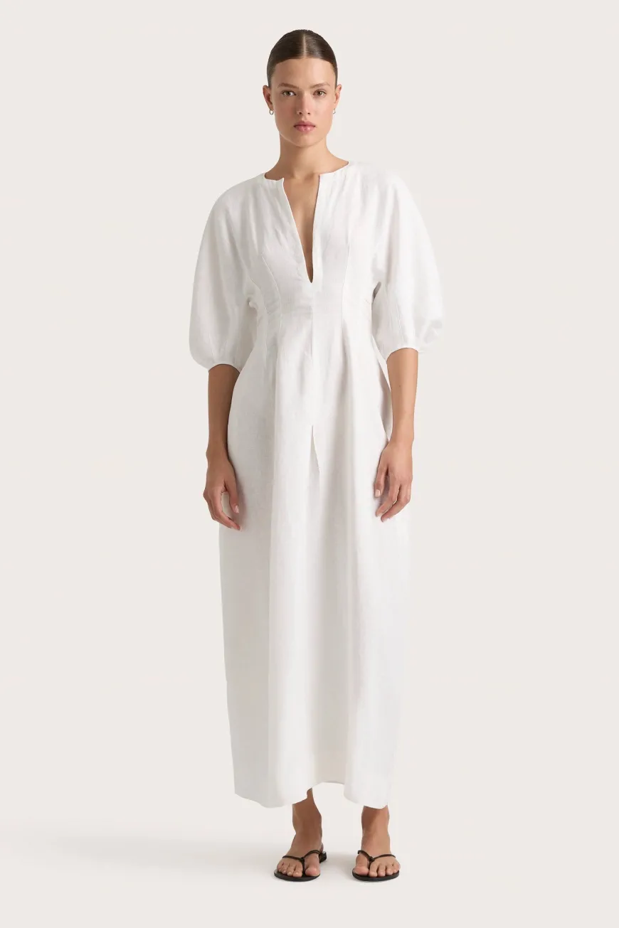 Soleil Maxi Dress White