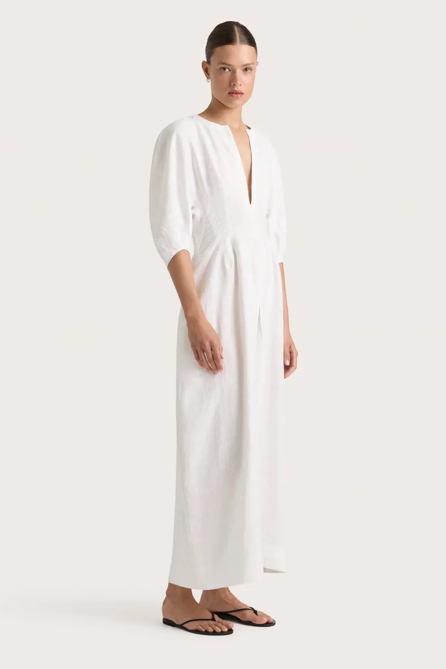 Soleil Maxi Dress White