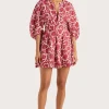 Soleil Mini Dress Heuchera Print