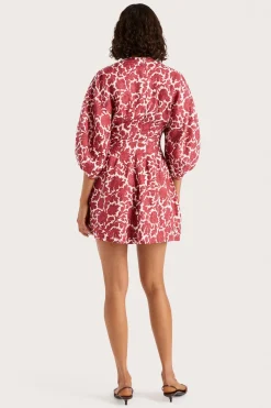 Soleil Mini Dress Heuchera Print