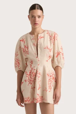 Soleil Mini Dress Leilani Vermilion