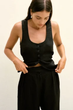 Stanze Vest Black