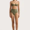 Stefania Bikini Top Khaki