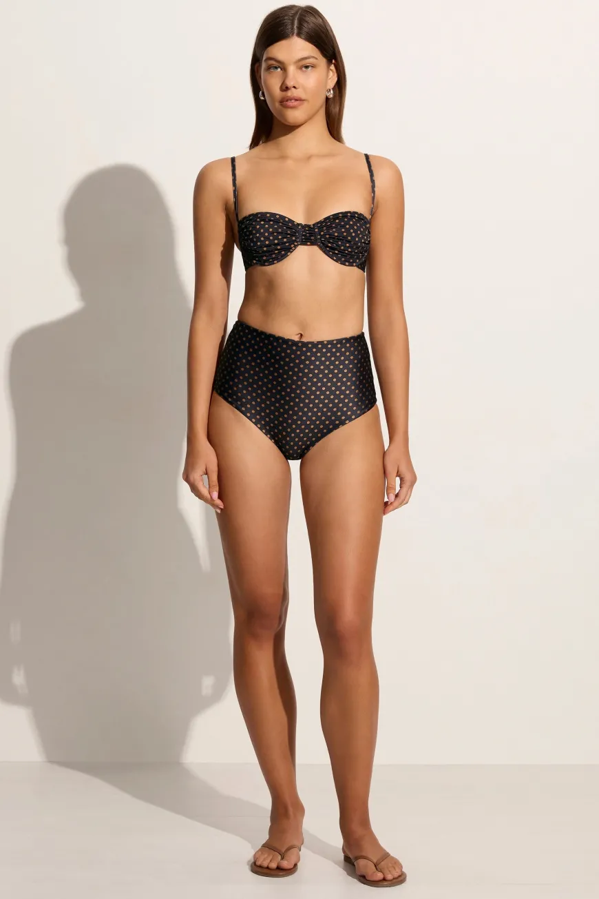 Stefania Bikini Top Ludovica Polka Dot - Final Sale