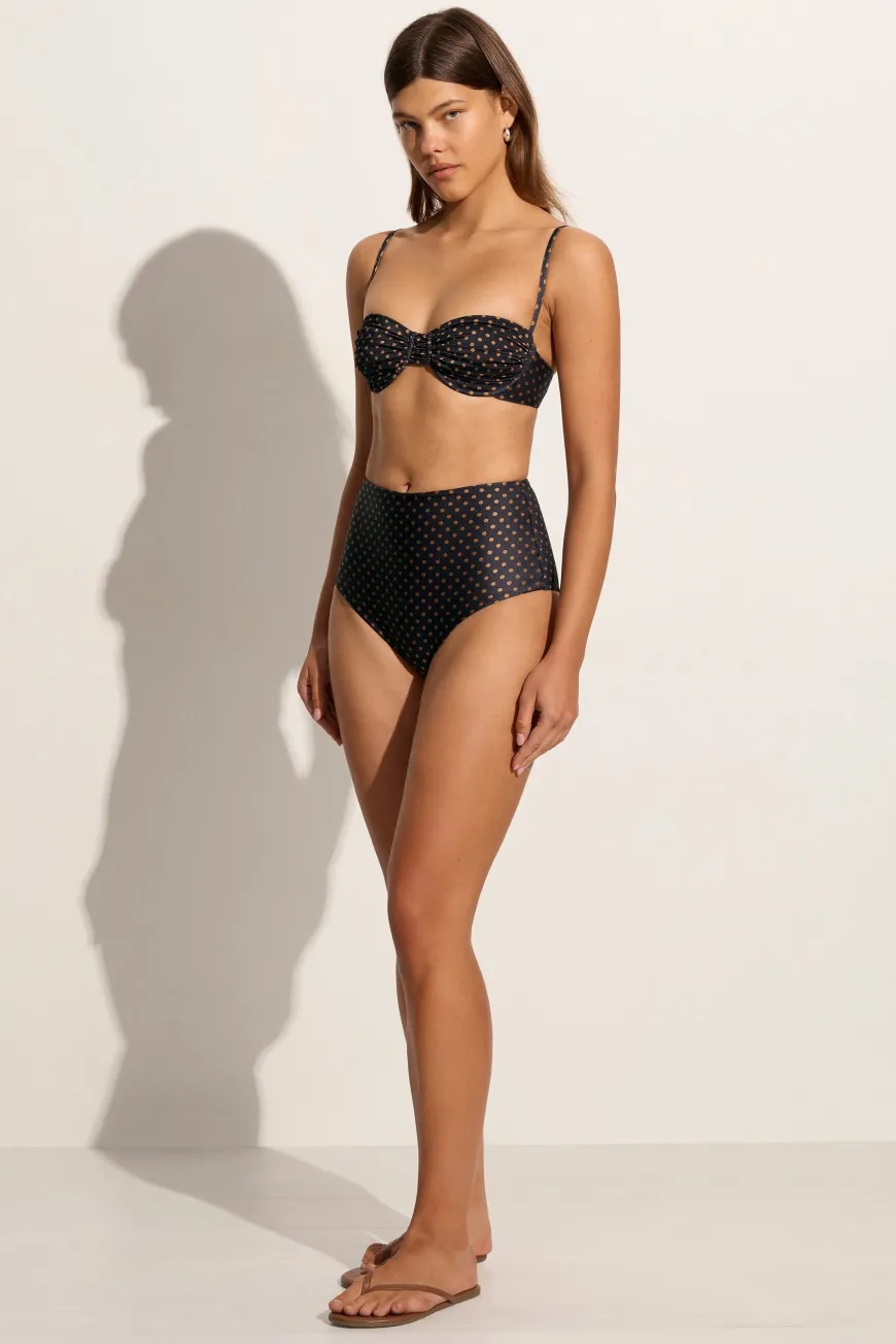 Stefania Bikini Top Ludovica Polka Dot - Final Sale