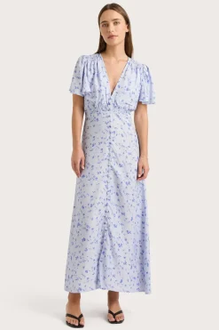 Tae Midi Dress Blossom Blue