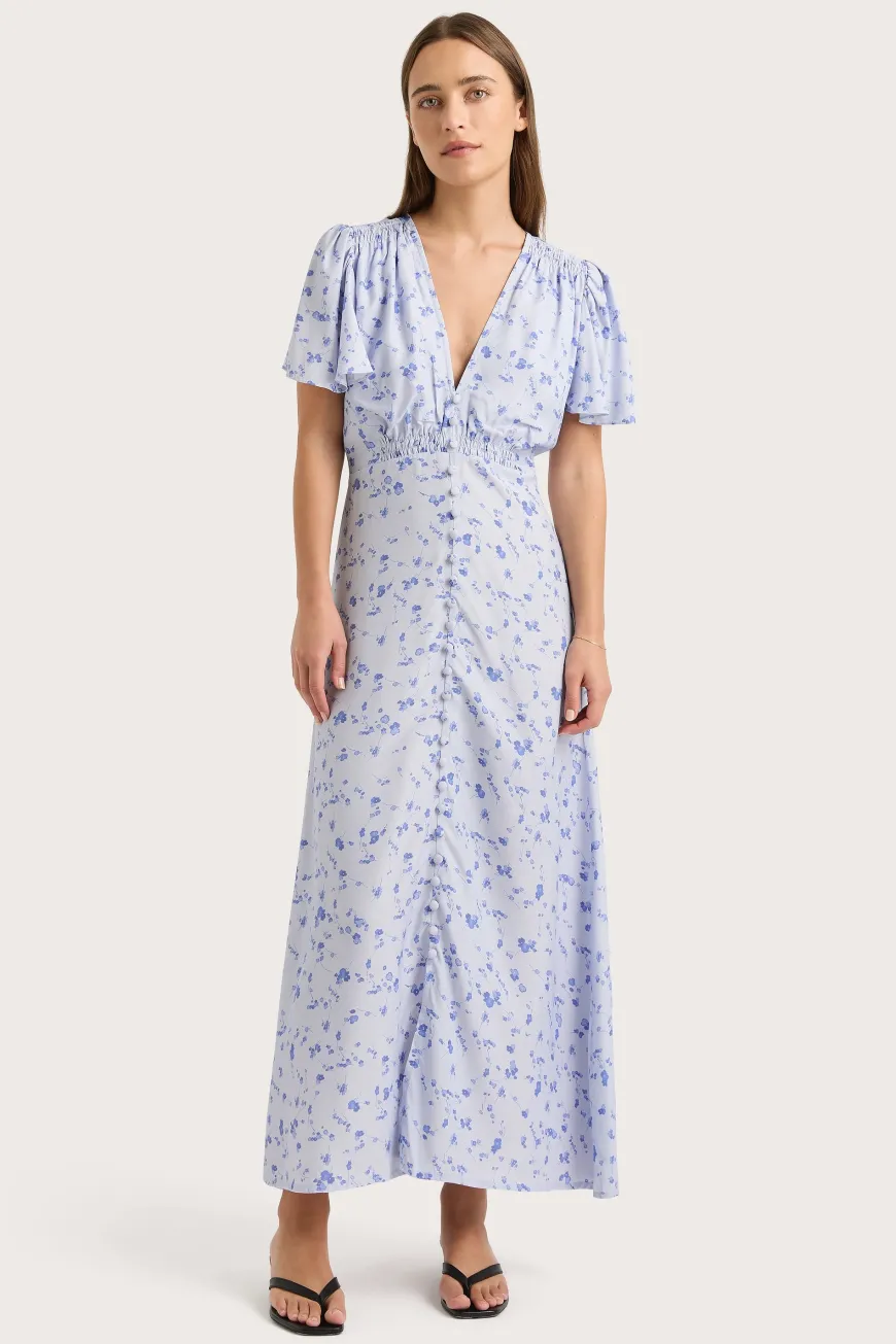 Tae Midi Dress Blossom Blue