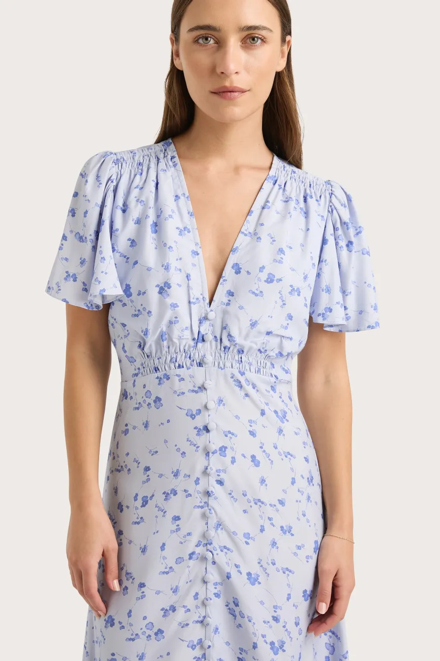 Tae Midi Dress Blossom Blue