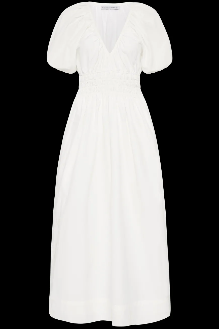 Teatro Midi Dress White