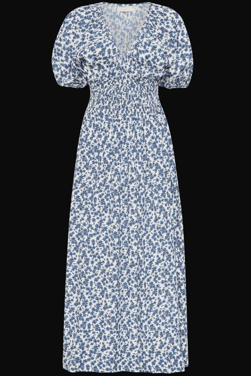 Valras Midi Dress Leilani Mid Blue