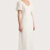 Vence Midi Dress White