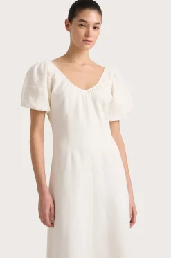 Vence Midi Dress White